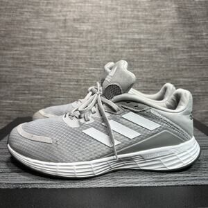 Adidas Duramo SL Running Sneaker Shoes FW8677 Halo Silver White Men's Size 9